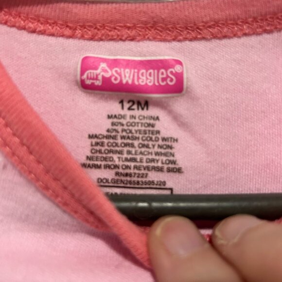5 for $10 Girl's Swiggles graphic tee shirt Size 12 months - Picture 3 of 3